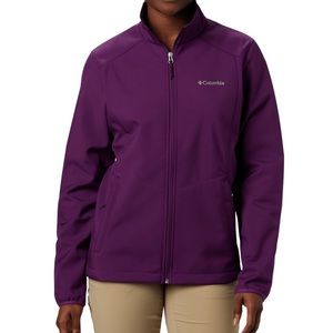 Plum Soft Shell Columbia Jacket